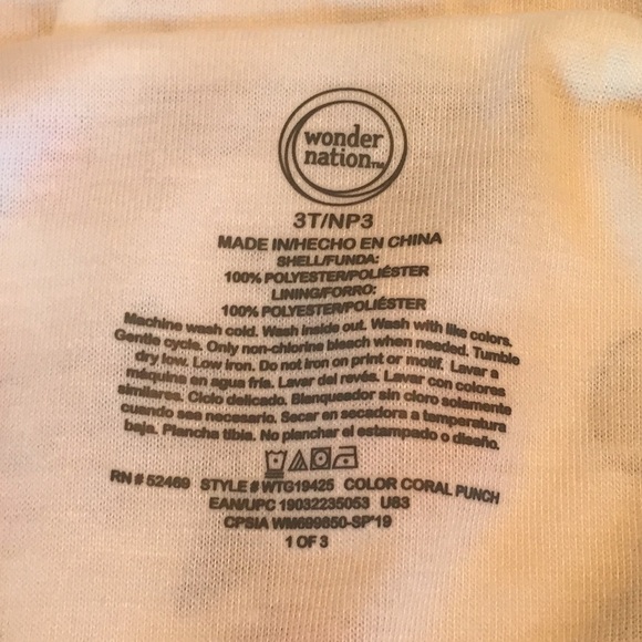 Girls wonder nation white cherry spring jacket - Picture 4 of 13